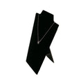 Necklace Easel Pad Black Velvet Display Holder Stand 8-1/2 Inch Height