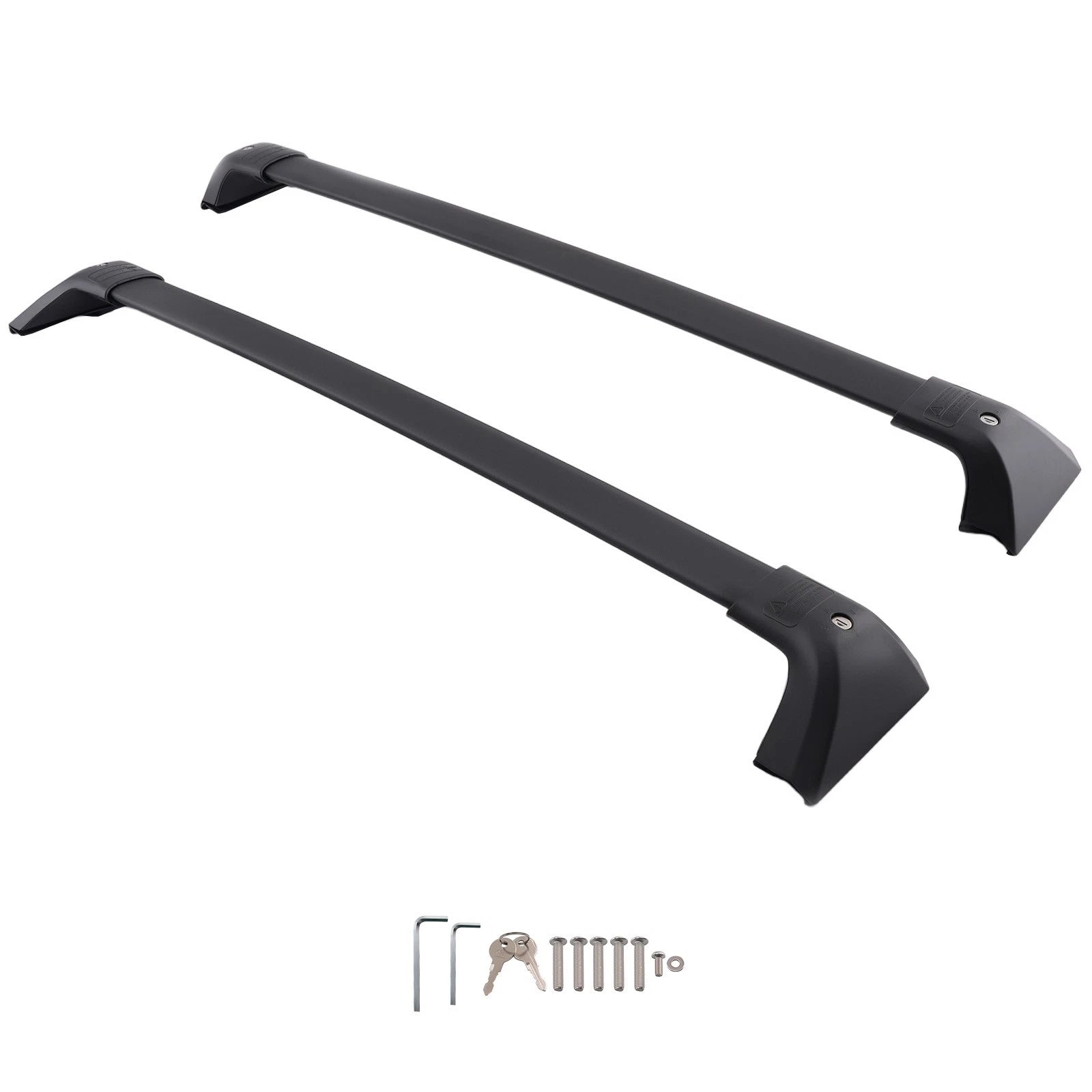 Black Luggage Rack Cross Bar for Toyota Highlander XLE Limited 2020-2024