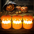 EverBrite 3PCS LED Collapsible Halloween Pumpkin Lantern Jack O Lantern Pumpkins