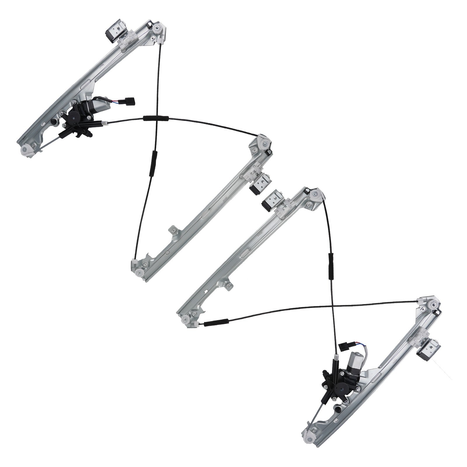 Front LH RH Power Window Regulators w/Motor for GMC Yukon XL 1500 2500