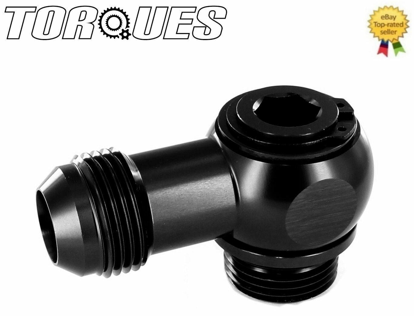 AN-10 20mm I.D Black Aluminium Rubber Lined P Clamp by Unbranded
