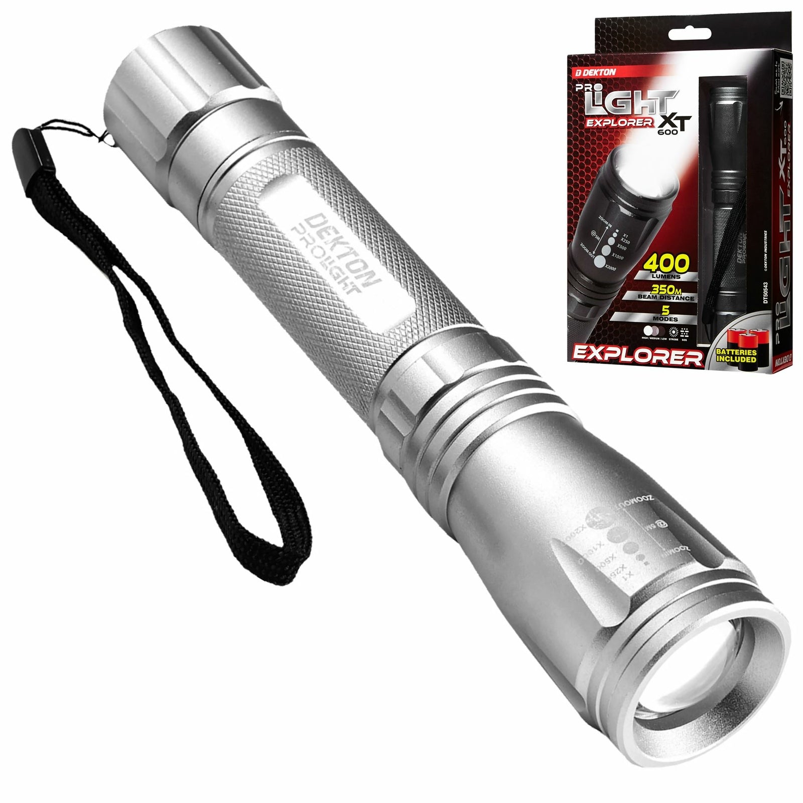 Dekton Explorer XT 600 COB LED Torch