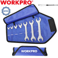 WORKPRO 7PC Wrench Set Ultra-Slim Open End Thin Wrenches Set 5.5 to 23