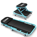 40" X 17" X 5" 330lb Capacity Z-shaped Structure Sky Blue 2-in-1