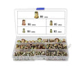 165PC M3 M4 M5 M6 M8 Rivet Nut Flat Head Thread Rivet Nutsert Cap