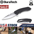 Duratech Folding Knife 3-1/4 Inch Stainless Steel Blade For Edc
