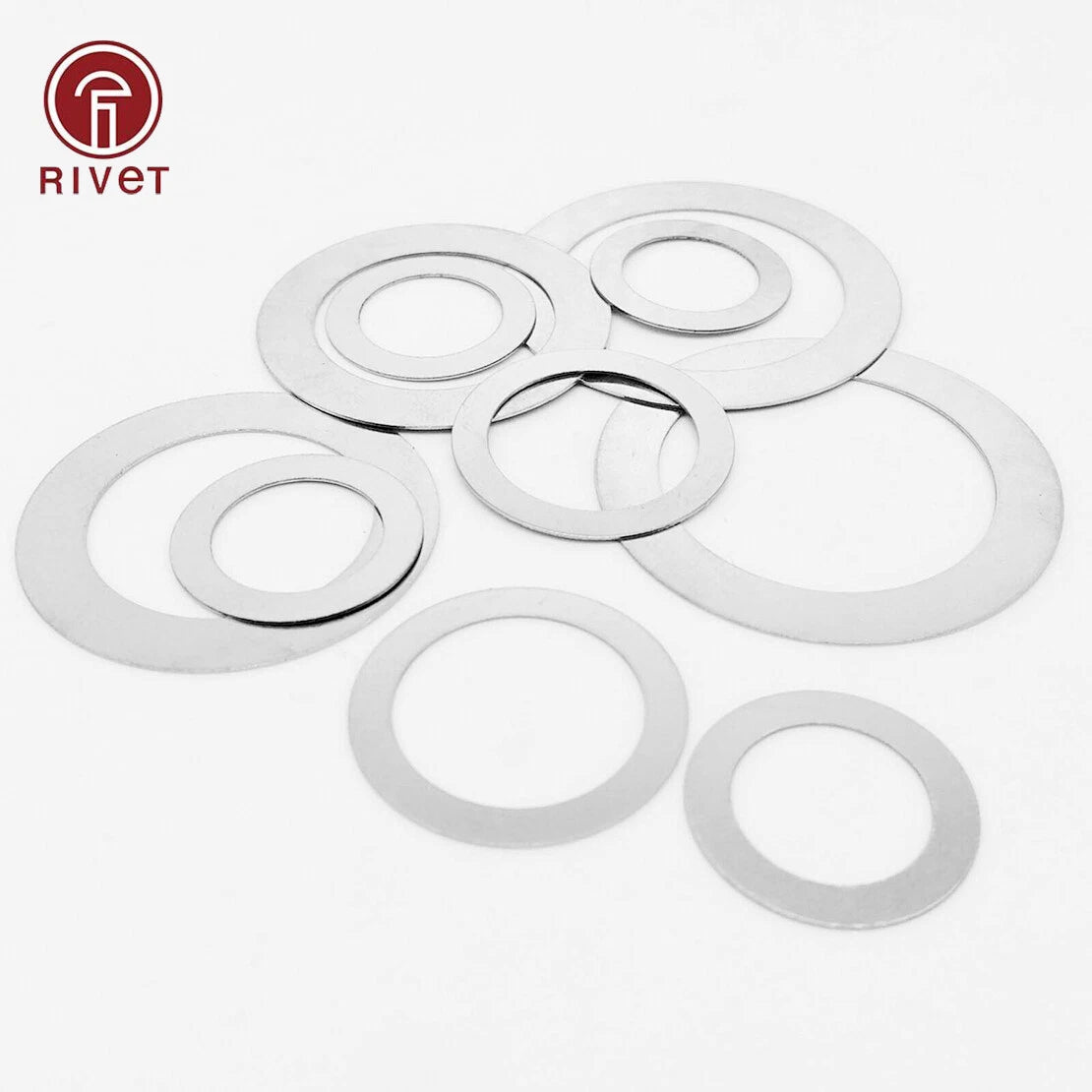 10/50x M2-m40 Stainless Steel Ultra Thin Flat Washer Ultrathin Shim
