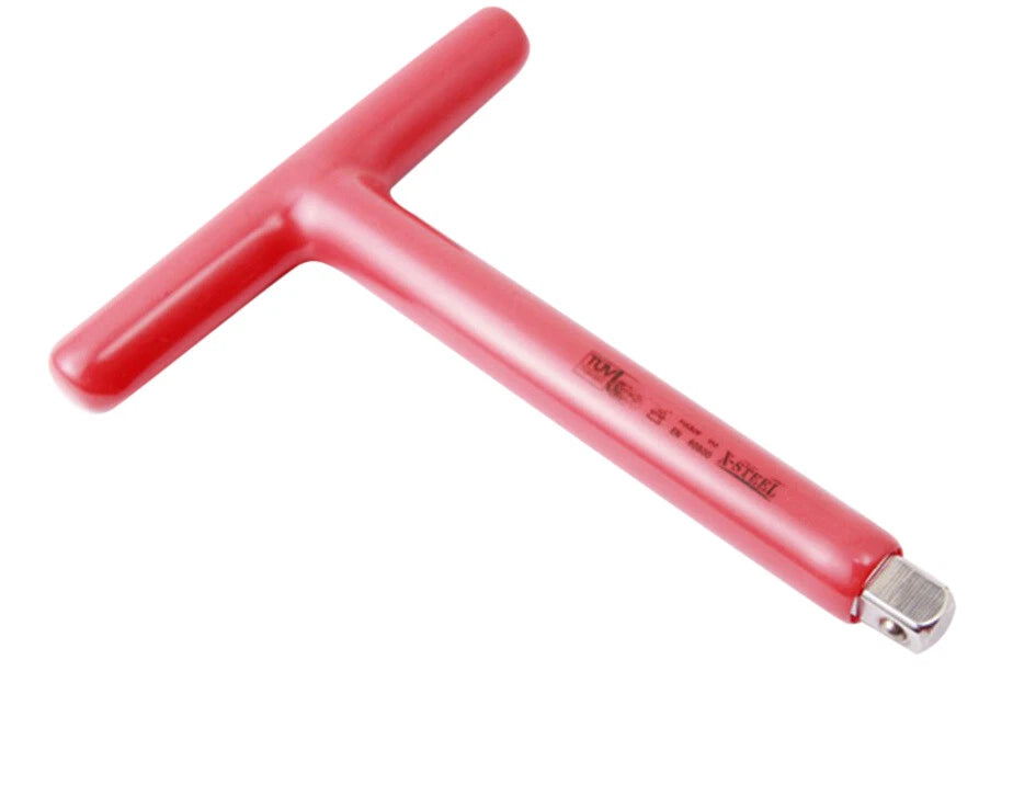 Insulated Electrician Vde 1/2" Dr. 200mml T Type Socket Drive Handle