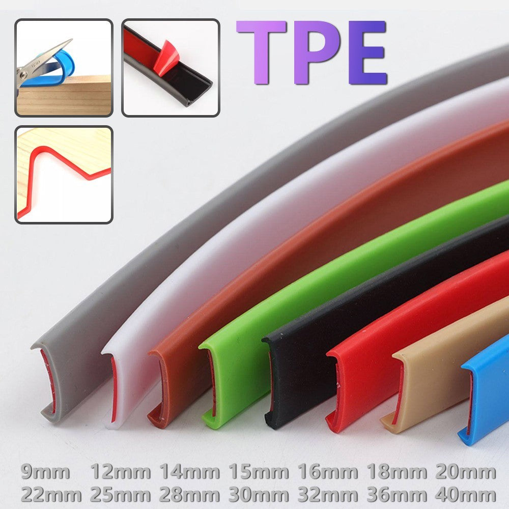 5M U-Shape Flexible Edge Banding Trim Strip