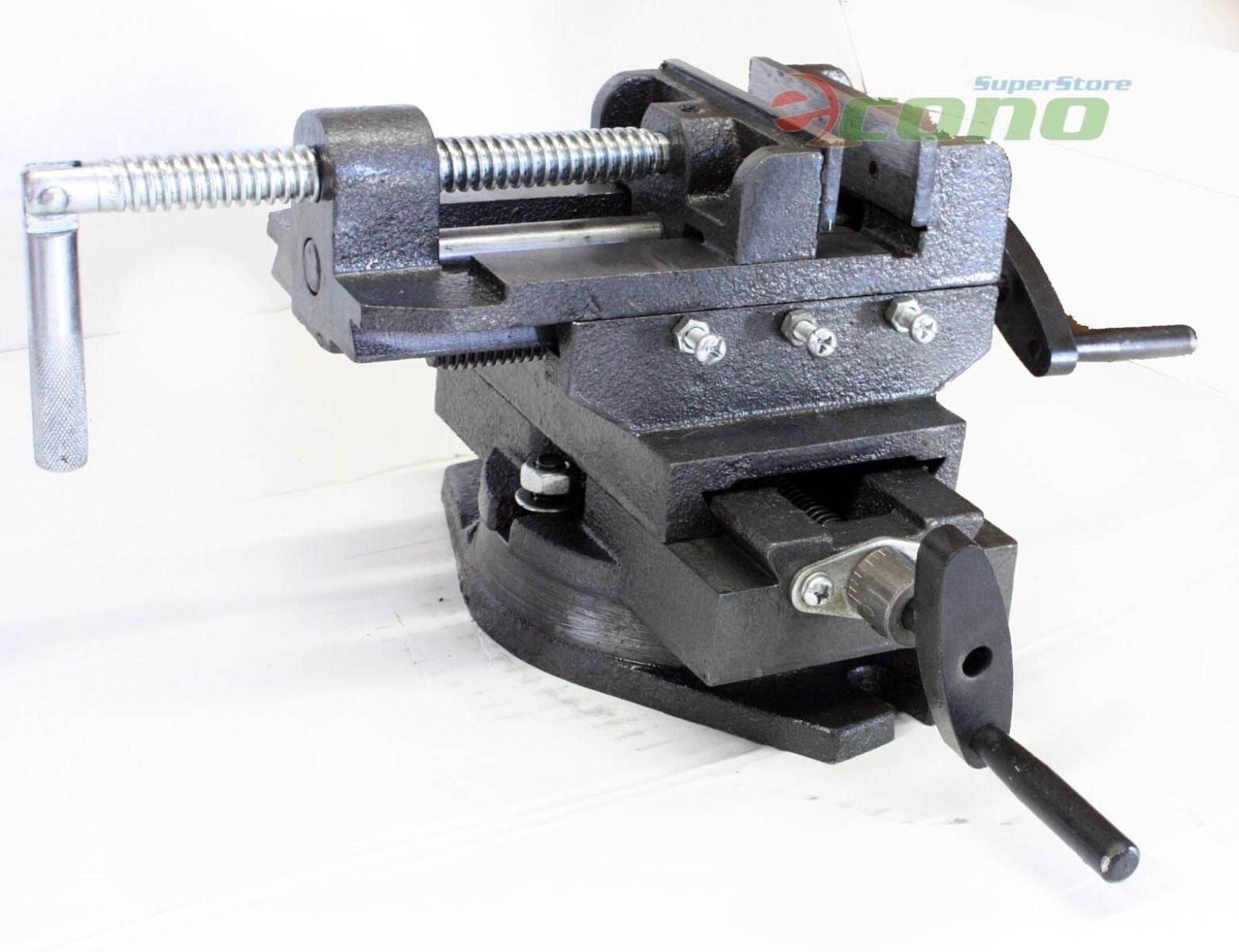 360 Degree Swivel 4" Cross Vise Slide Milling Drill Press Bench Vise by Unbranded