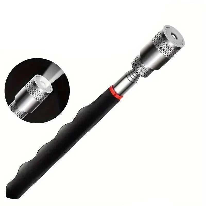 8Lb Pickup 7.7"-31.9'' Stainless Steel Rod Telescopic Magnetic Pick Up Tool LED