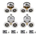 Shower Door Rollers 23mm Top Bottom Replacement No Noise Anti Jump