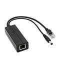 1000mbps Poe Splitter 802.3af/at 48V To 12W 2a Plug And Play No