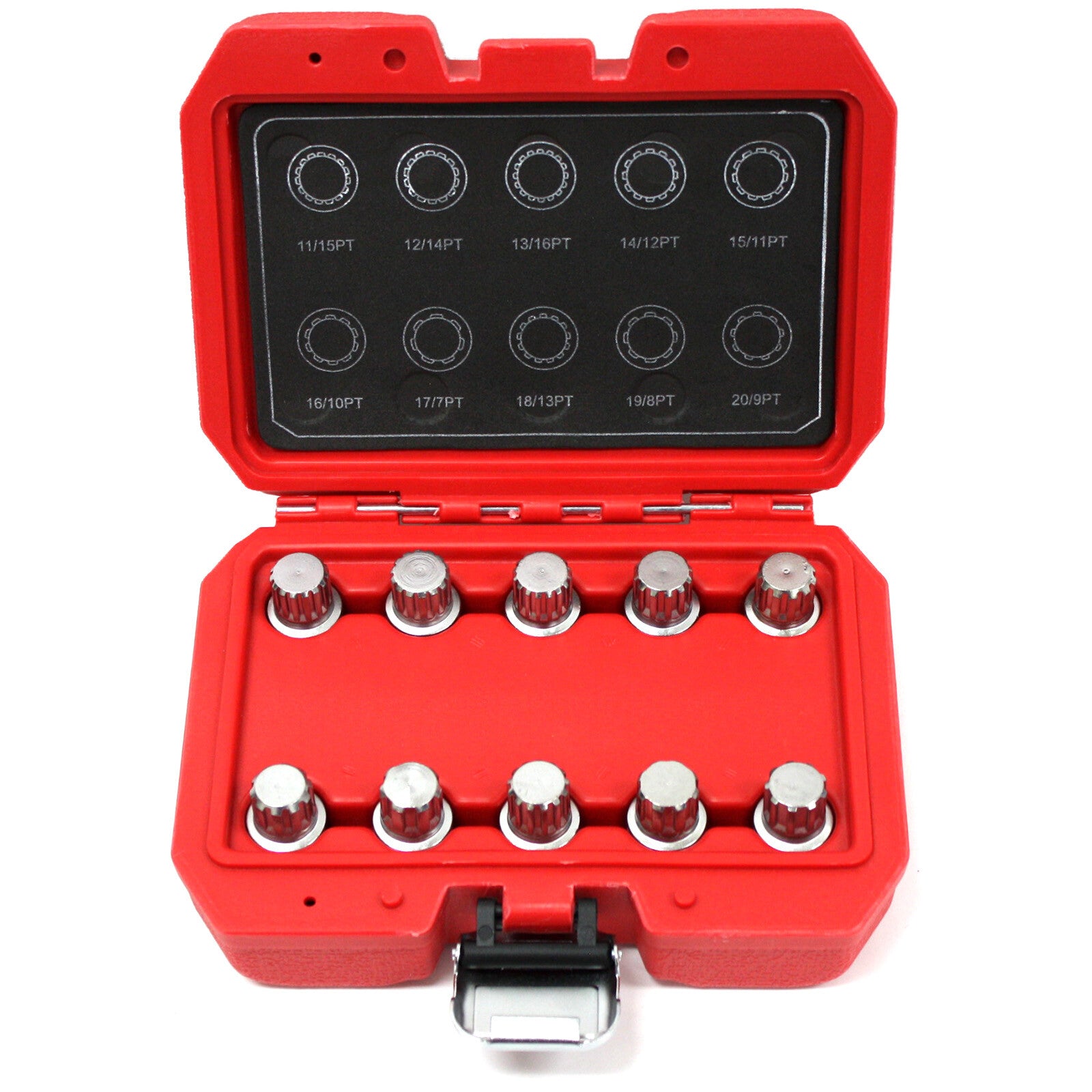 3pc 1/2" Drive Thin Wall Impact Lug Nut Socket Set 17mm 19mm 21mm by Unbranded