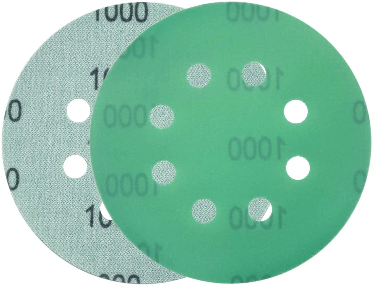 50x 5inch Sanding Discs 1200 Grit Hook Loop Wet Dry Sandpaper Orbital