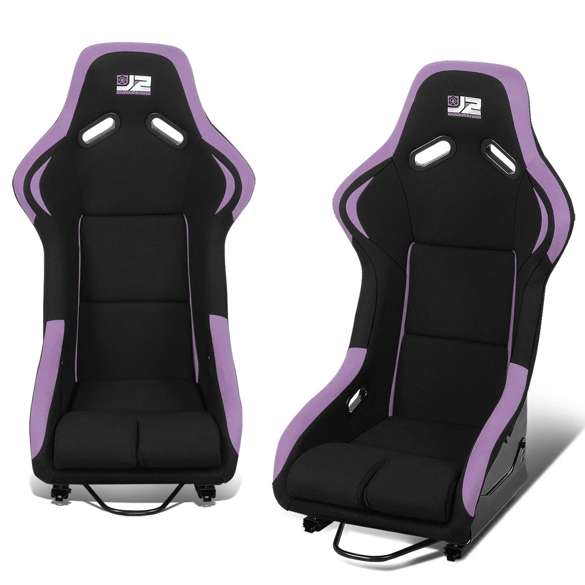 J2 Engineering Black Purple Fixed Position Bucket | Built Supply Co