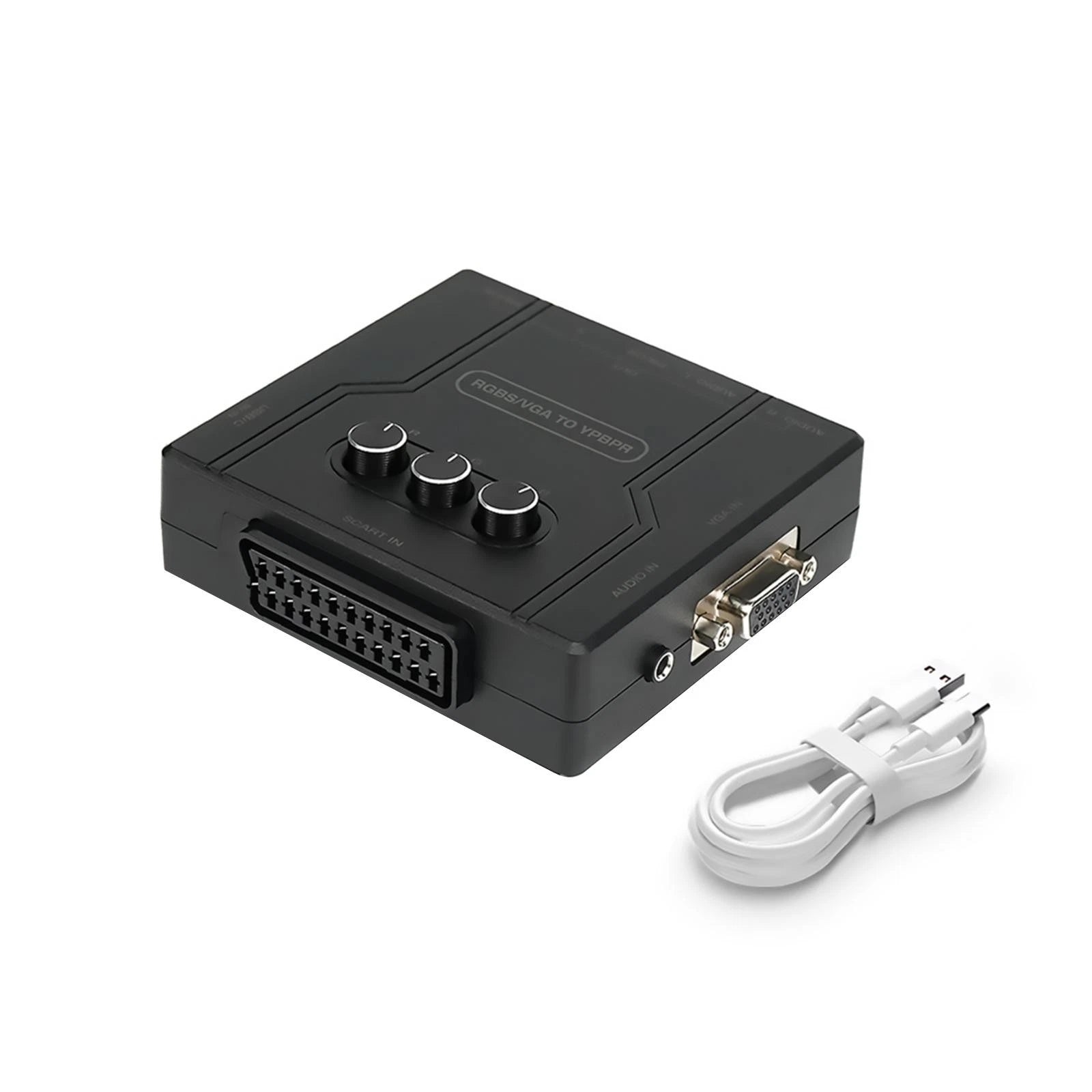 Rgbs Vga To Ypbpr Component Converter Scart To Ypbpr For N64 Ps1 Ps2