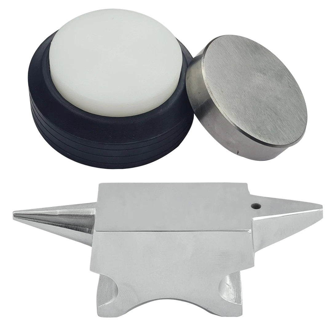 Set Of 2 Two-sided Anvils 3" & Horn Anvil – Jewelry Making Tools