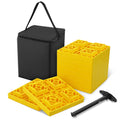 Large Size & Anti-slip Design 8.54"x 8.54"x 1" Rv Leveling Blocks W/