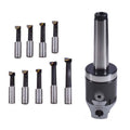 NEW MT2 50MM BORING HEAD  WITH 9PCS 12MM CARBIDE TIPS SET USA SELL