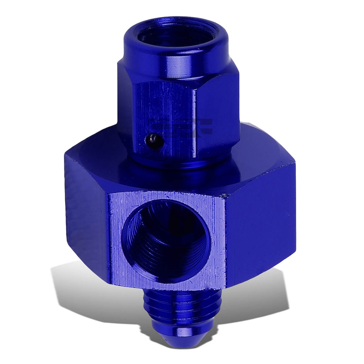 3an An3 Male-Female Union 1/8"NPT Port Blue Aluminum Anodized Fitting