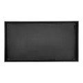 Black Stackable Jewelry Organizer Tray 1" Deep Display Case For