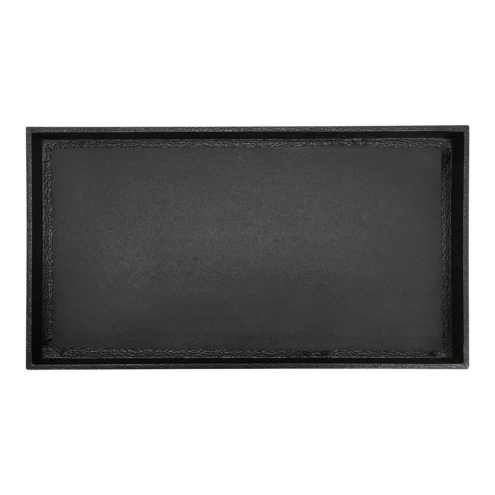 Black Stackable Jewelry Organizer Tray 1" Deep Display Case For