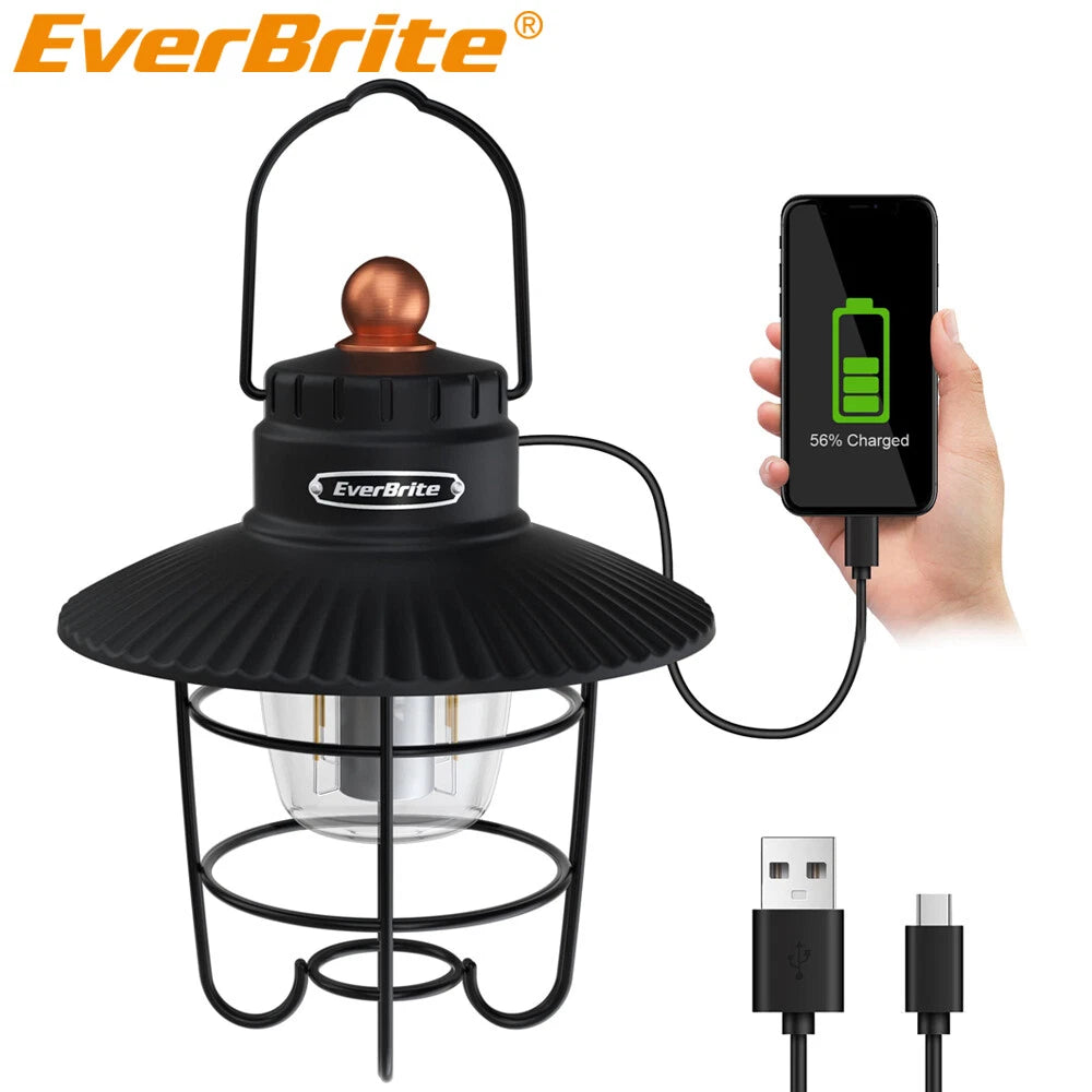Everbrite Led Camping Lantern Usb C Rechargeable Lantern 3 Lights