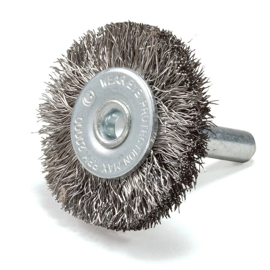 1.5" Crimped Wire Brush Stainless Steel With 1/4" | Built Supply Co