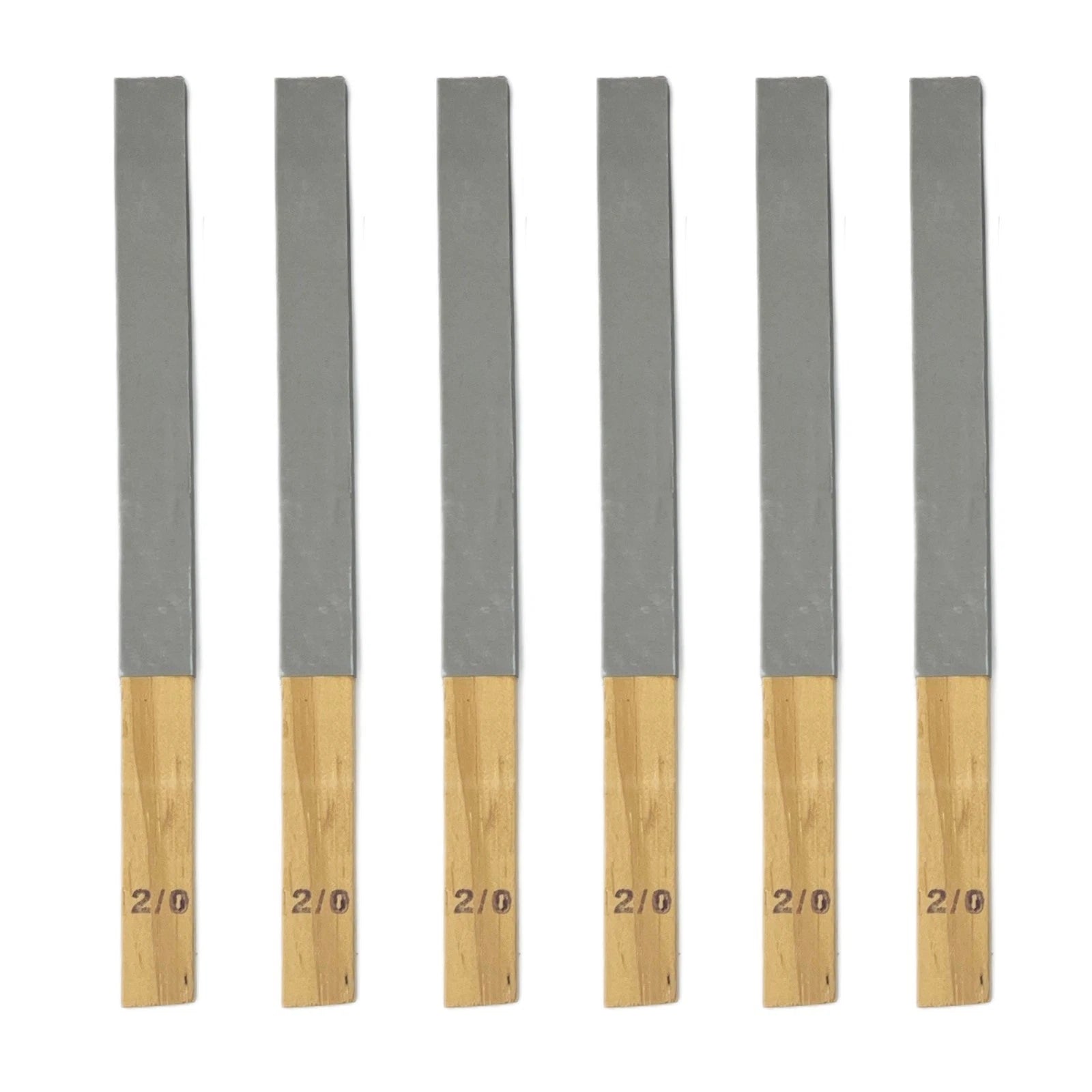 6 Pack 9-1/2" X 3/4" Grit 2/0 Polishing Paper Emery Sticks - Jewelry