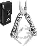 Flissa 16-in-1 Stainless Steel Multi Tool Edc Multitool With Pocket