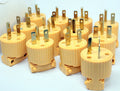 Lot Of 12 Nema 6-15p 220V/240V 15amp Replacement Rewired Male Plug