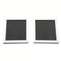 2-pack 8206230a Slide-in No Tools Microwave Charcoal Filter For