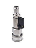 Convenient Quick Connect High Pressure Washer Valve Kit Stainless