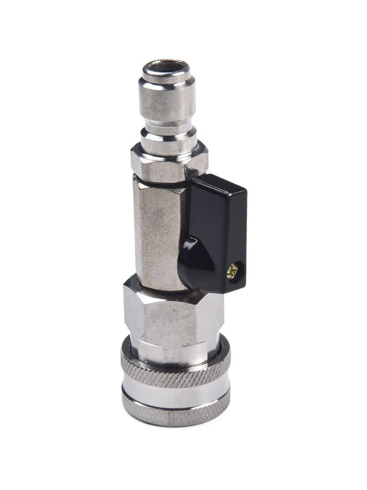 Convenient Quick Connect High Pressure Washer Valve Kit Stainless