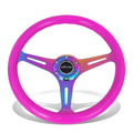 Nrg 35cm Neon Purple Wood Grain Neo Chrome Spoke | Built Supply Co