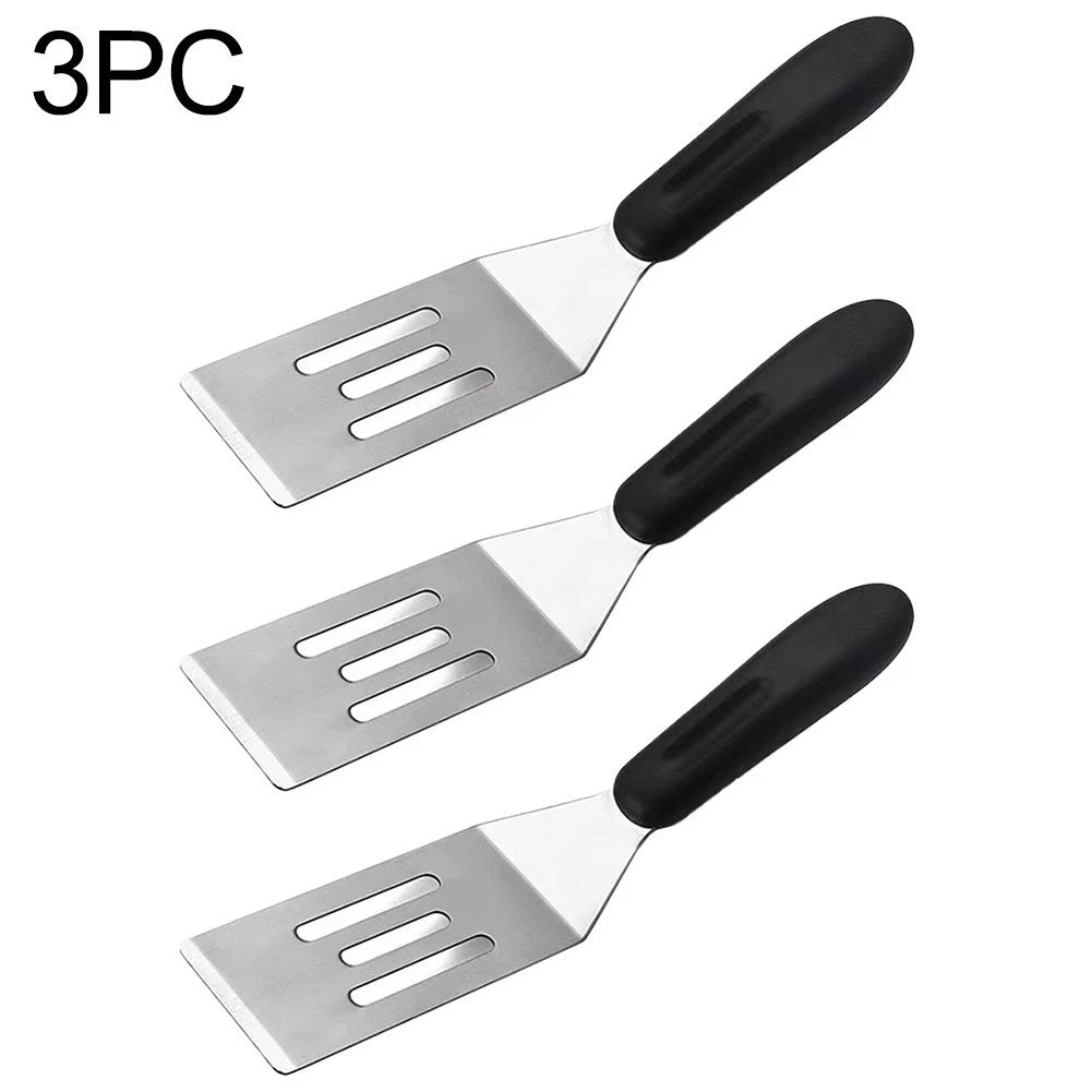 Thin And Pointed Stainless Steel Spatula Set Perfect For Dishes And