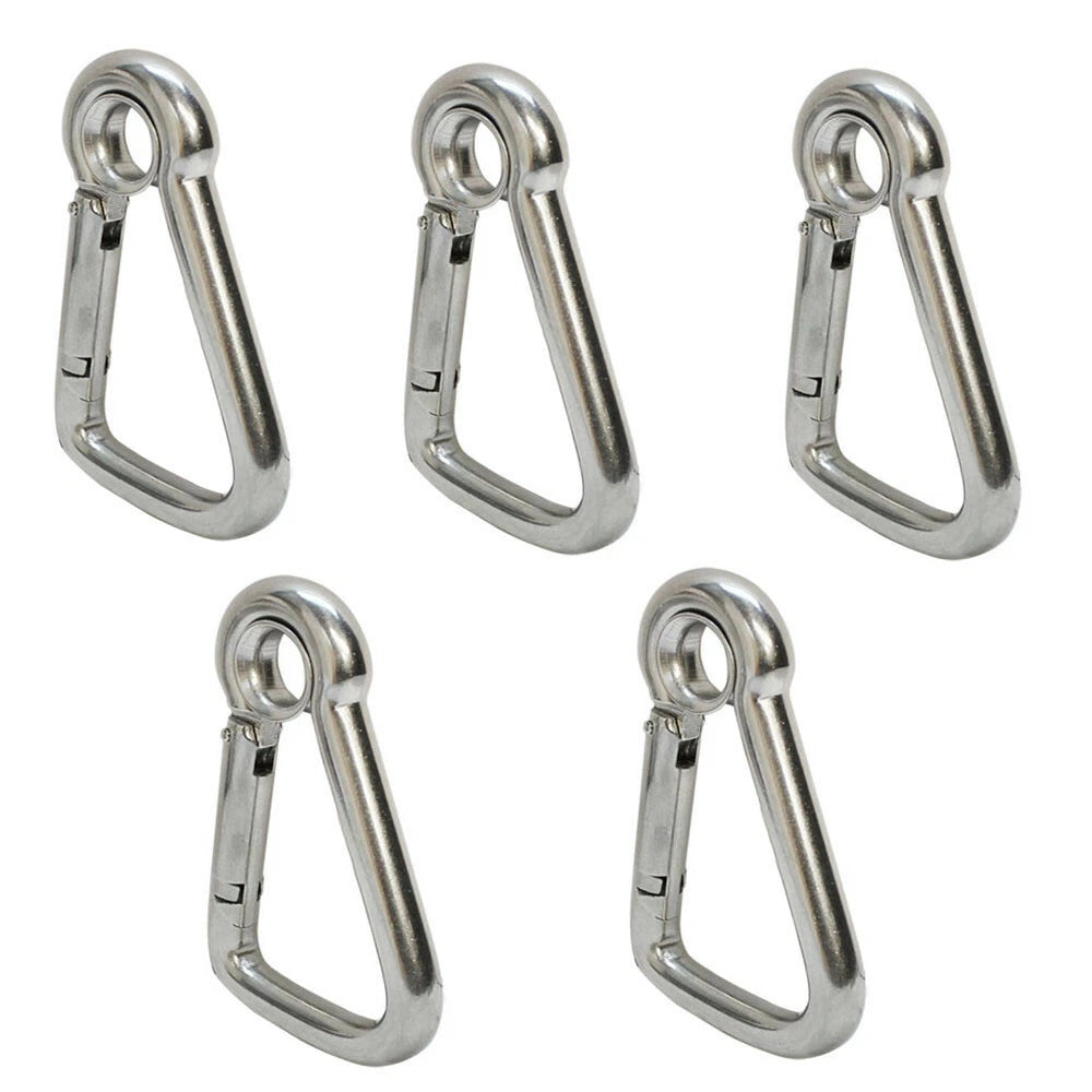 Snap Hook Carabiner With Eyelet Set 1/4" Diameter & 2-1/4'' Length