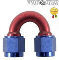 AN -8 (AN8 -08 JIC) 180 Degree Female to Female Adapter