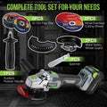 8500rpm Brushless Electric Cordless Angle Grinders | Built Supply Co