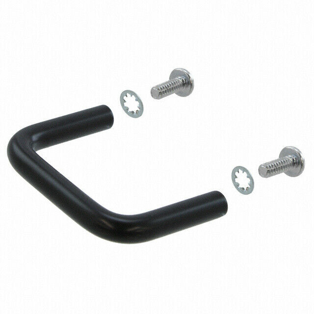 Hammond 1427B2BK Handles - 1U, Black