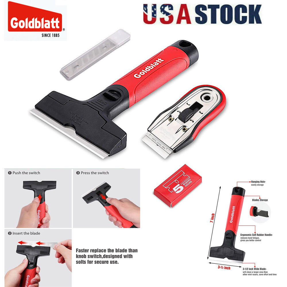 Goldblatt Razor Blade Scraper 2-Piece Set by Goldblatt
