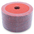 50 Pack - 5" Ceramic Resin Fiber Disc 24 Grit 5 Inch Grinding &