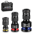 WORKPRO Quick Release Hex Impact Socket Adapter Set by WORKPRO