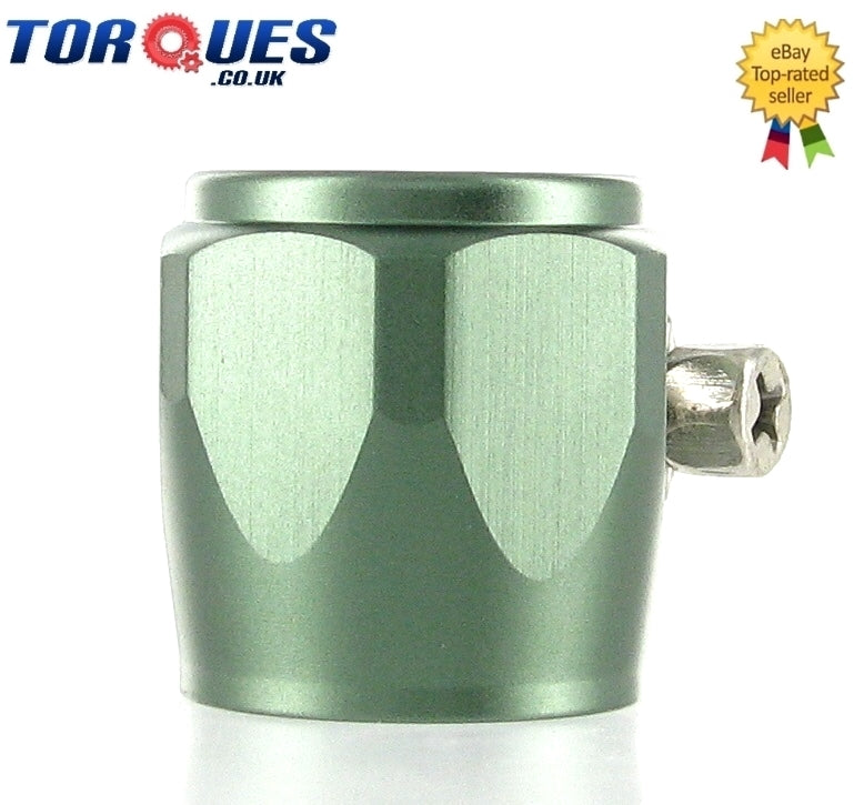 AN -10 (AN10) 20mm Dark Green Hose Clamp Finisher