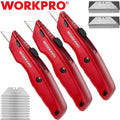 Workpro // Utility Knife Quick Change Blade Razor Knife W/extra Blades