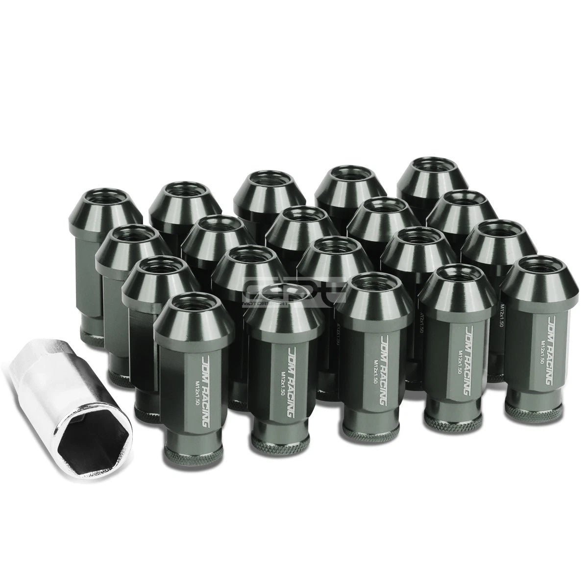 Fit Is250 Is350 Gs460 Gun Mental 20x 50mm Rim Anodized Wheel Lug