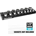 Duratech Magnetic Socket Organizer, 1/2" Drive Sae Socket Holder