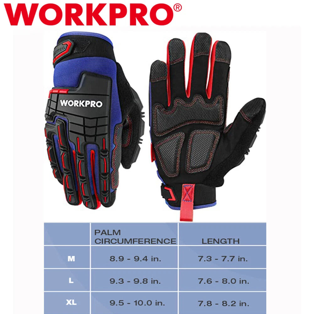 Workpro Heavy Duty Work Gloves W/PVC Protection | Built Supply Co