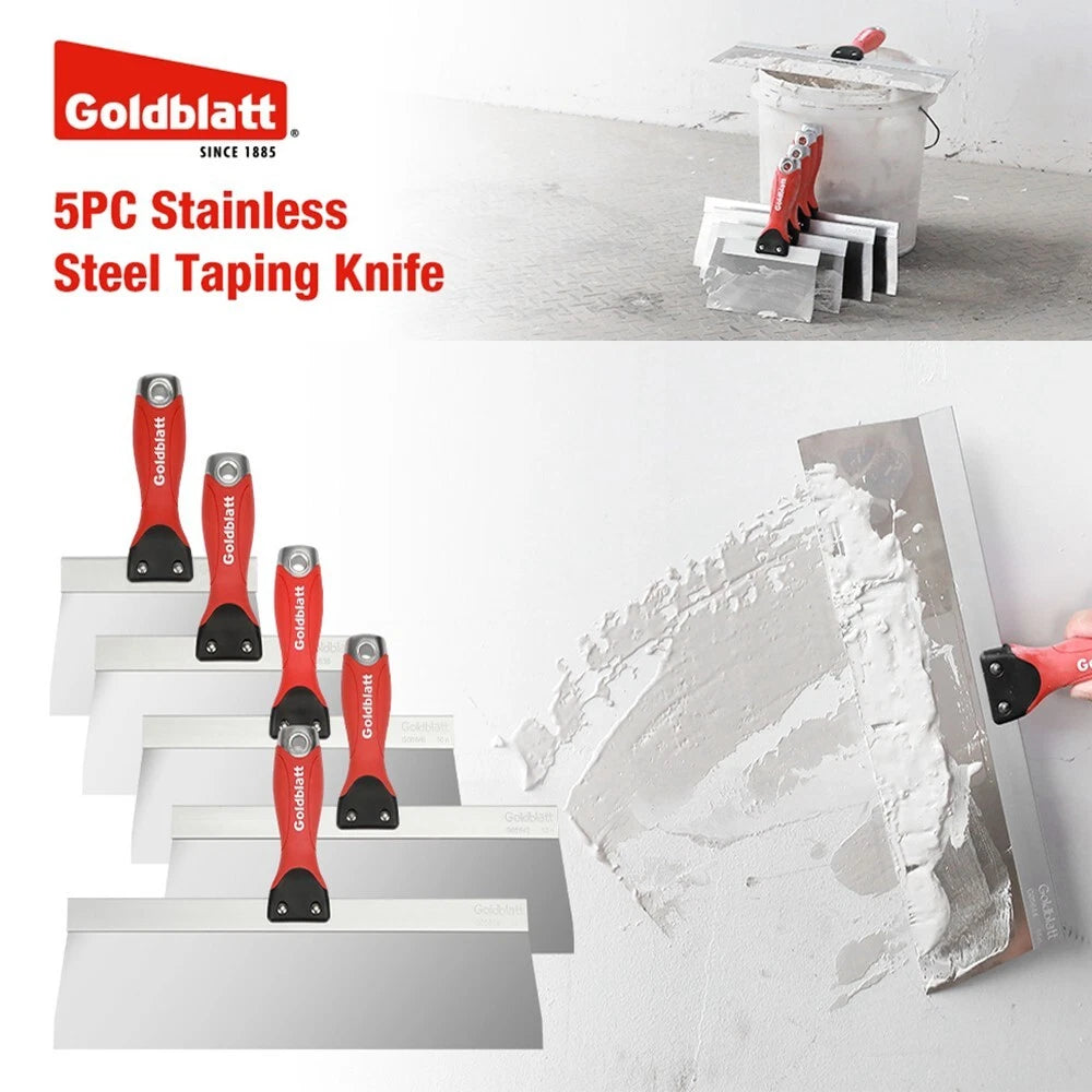 Goldblatt Stainless Steel Taping Knife Scraper Tool | Built Supply Co